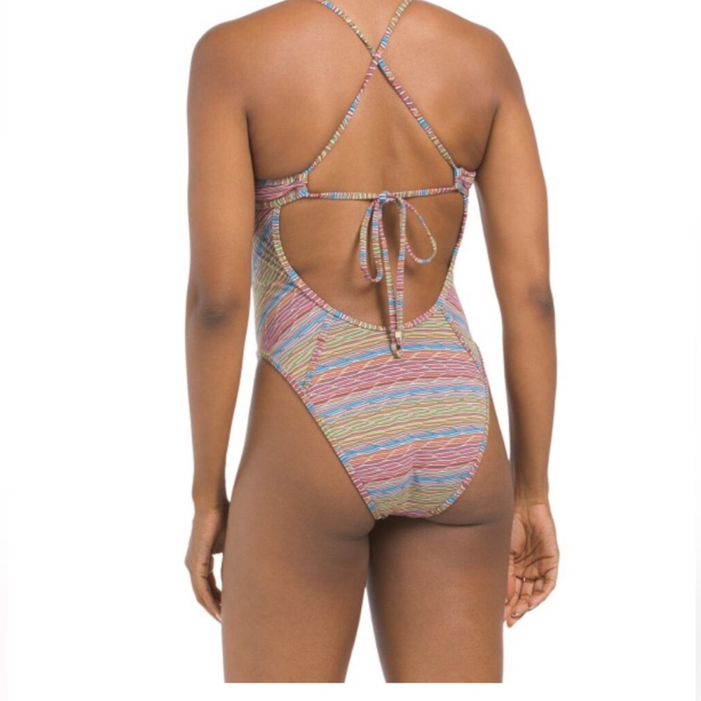 BECCA Freespirit One Piece Plunge Swimsuit - Picture 6 of 9